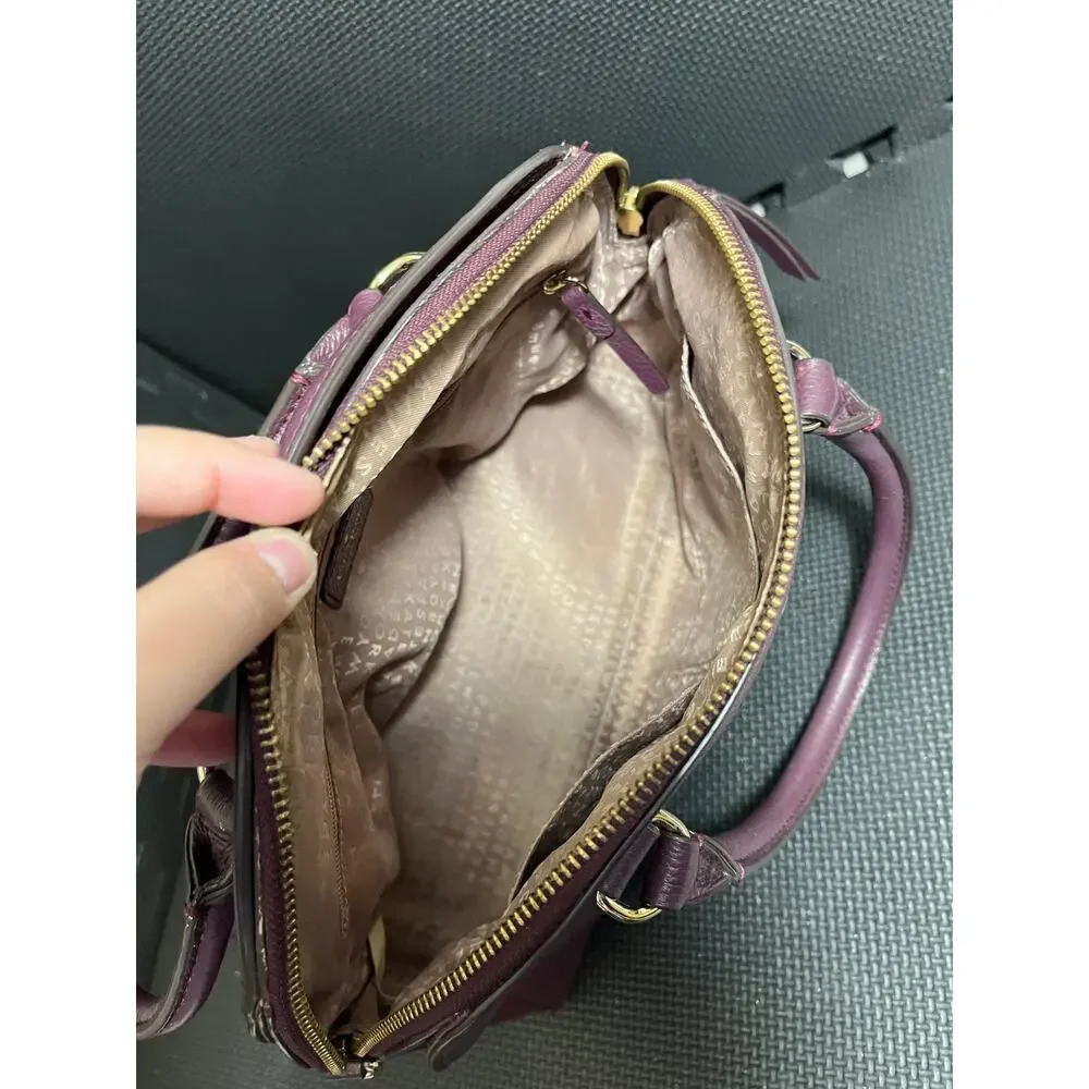 Kate Spade New York Brighton Park Small Felix Leather Wine‎ Purple Purse